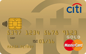 MasterCard Gold — Ситибанк