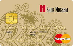 Банк «Москва» MasterCard Gold